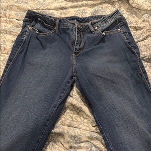 Aura Women's Boot Cut Jeans - Dark Blue